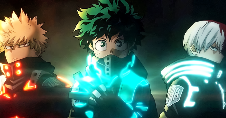 Arte do filme de Boku no Hero Academia é divulgada