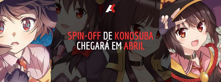 Spin-off de Konosuba chegará em abril